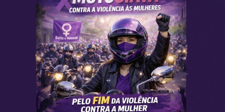 Município apoia 1ª Motociata contra a Violência às Mulheres em Feira de Santana
