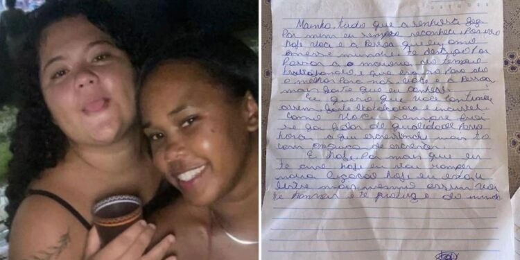 Jovem que desapareceu após sair para passeio com amiga na Bahia escreveu carta em tom de despedida