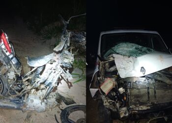 Batida entre motocicleta e ambulância deixa dois mortos na Bahia