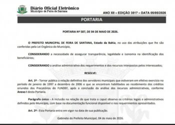 Prefeitura divulga relação dos beneficiados pelo Fundef