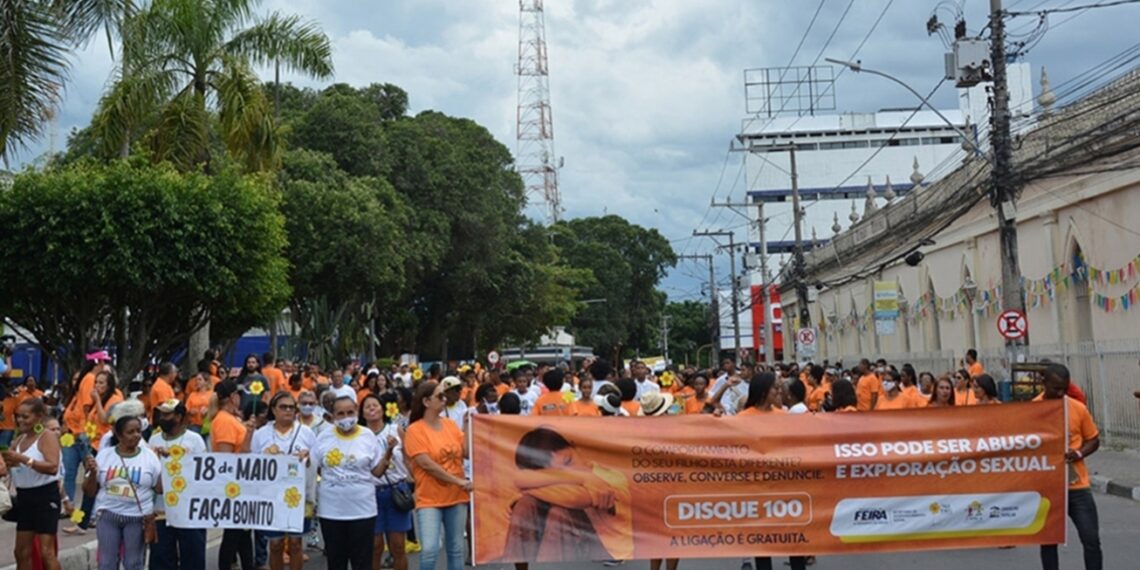 Maio Laranja: Feira registrou mais de 200 casos de abuso e exploração sexual entre crianças e adolescentes em 2025