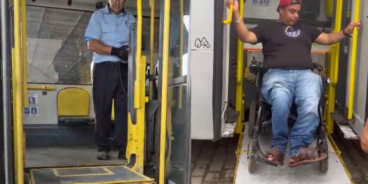 Semob intensifica fiscalização em ônibus para garantir acessibilidade em Feira de Santana