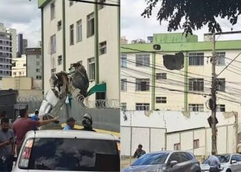 Avião cai, bate em prédio e deixa dois mortos em Belo Horizonte