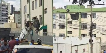 Avião cai, bate em prédio e deixa dois mortos em Belo Horizonte