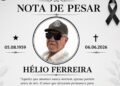 Governo municipal lamenta falecimento do radialista Hélio Rios