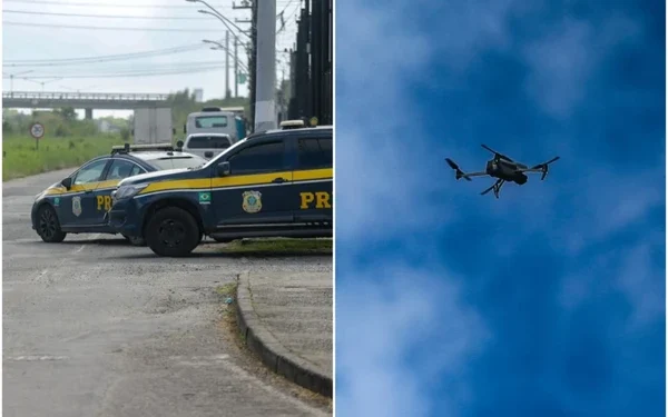 Drones da PRF já multam motoristas nas estradas da Bahia; veja infrações que a tecnologia identifica