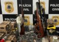 Operação apreende armas, munições e equipamentos para recarga na Bahia; homem é alvo de investigação