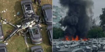 Bombeiros relatam pelo menos 6 mortos após acidente com helicópteros no RJ
