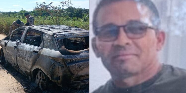 Motorista de transporte por aplicativo é morto a tiros na Bahia; carro da vítima foi incendiado