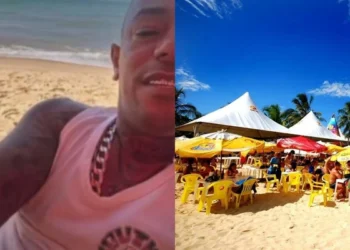 Ataque a tiros deixa homem ferido e causa pânico em praia de paraíso turístico da Bahia