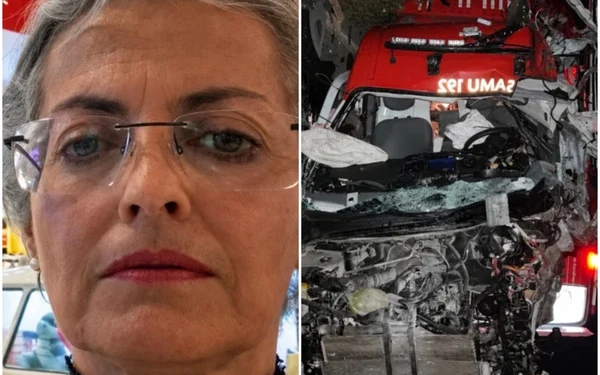 Técnica de enfermagem e paciente morrem em acidente com ambulância do Samu