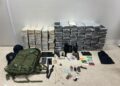 Policial militar e estudante de direito são presos com mais de 100 kg de drogas em estacionamento de shopping de Salvador