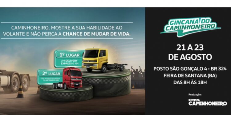 Com apoio da Prefeitura, Feira de Santana sedia 4ª etapa da Gincana do Caminhoneiro 2026