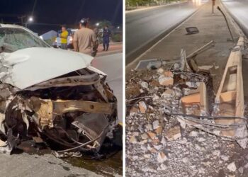 Homem é preso por dirigir alcoolizado e atingir poste em rodovia no oeste da Bahia