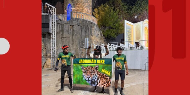 Amigos pedalam 640 km de Ipirá até Santuário de Bom Jesus da Lapa: ‘A fé nos levou’