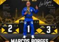 Tenente PM R/R Marcos Borges conquista duplo bronze no Mundial de Jiu-jitsu em Las Vegas