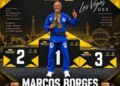 Tenente PM R/R Marcos Borges conquista duplo bronze no Mundial de Jiu-jitsu em Las Vegas