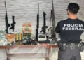 Operação contra fraude de CACs apreende 44 armas e R$ 535 mil em Feira de Santana