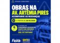 Obras de duplicação alteram trânsito e modificam acesso a condomínio na Av. Artêmia Pires