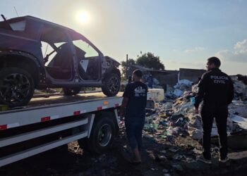 Desmanche de veículos é descoberto em lixão em Feira de Santana