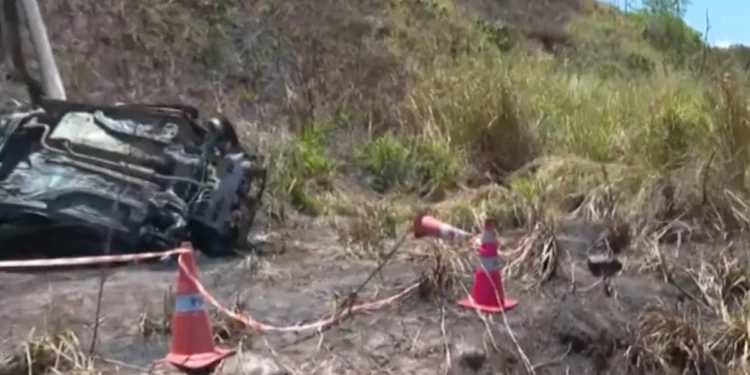 Vítimas de acidente na BR-324 morreram carbonizadas, confirma polícia