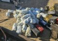 Mais de 320 kg de maconha encontrados escondidos em meio a engradados de verduras são apreendidos na Bahia